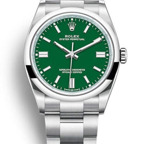 Rolex Oyster Perpetual Lady 36mm Green Dial